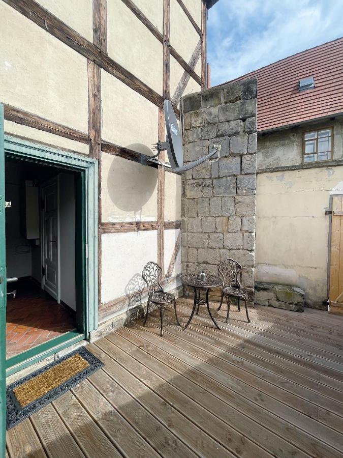 Ferienhaus Schuhhof Quedlinburg Dış mekan fotoğraf